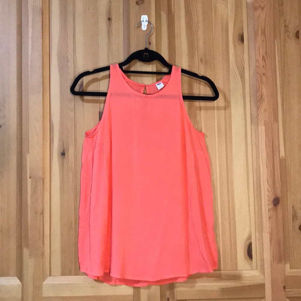 Old Navy High Neck Coral Tank